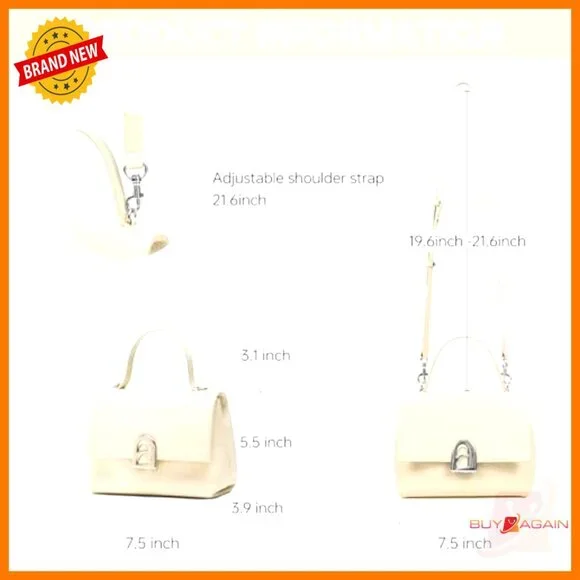 Leather Mini Crossbody Purse with Adjustable Strap, Perfect for Formal Occasions